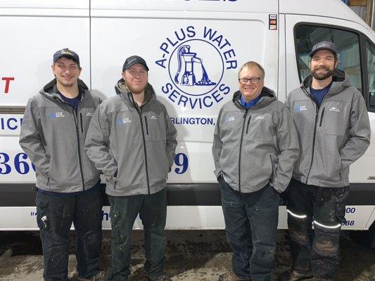 A-Plus Water Services crew