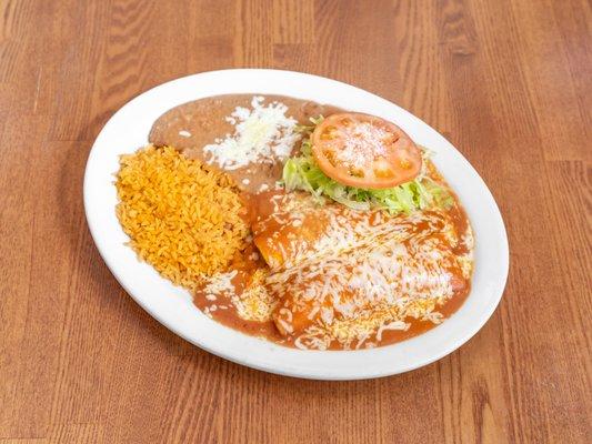 2 Enchiladas Plate