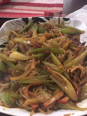 Their version of Chow Mein. No noodles! All bean sprouts