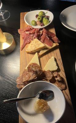 Charcuterie board (ordered small portion)