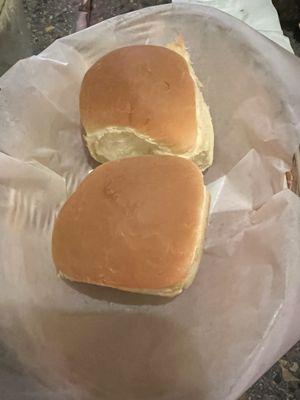 Hawaiian rolls as substitute for the Casa Mia rolls.