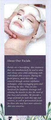 About Our Facials