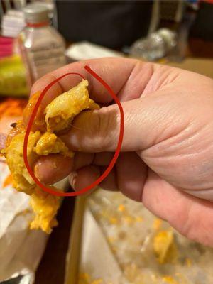 Hair found in my Ice Cold Buffalo Chicken Slice!