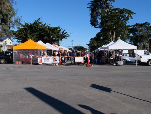 Farmers Market across the street