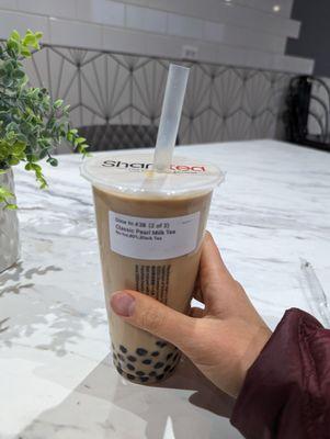 Classic pearl milk tea