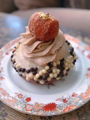 Pumpkin spice cream donuts!