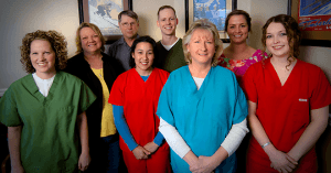 The friendly staff at Sandy Family Dentistry