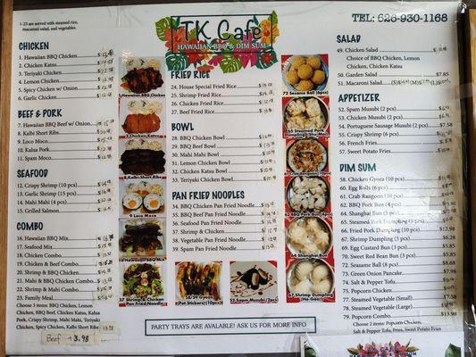 Here is an updated picture of the Menu 8/13/2024