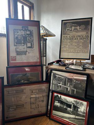 Original architectural drawings and blueprints