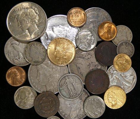 We buy coin collections of every size and quantity.