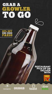 Beer and Margarita Growlers