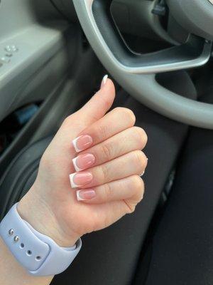 french tip nails