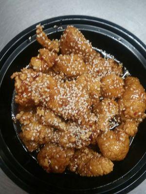 Sesame chicken if you like something sweet this is a very good dish