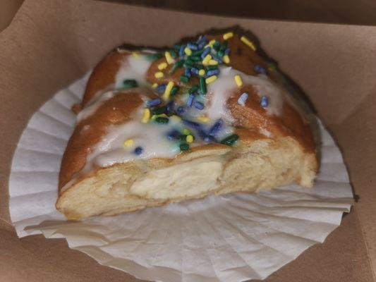 King Cake with cream cheese filling