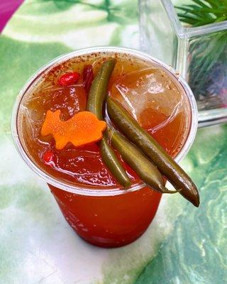 michelada + house pickles