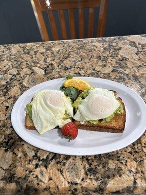 Avocado Toast Sunny side