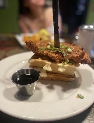 Gluten free chicken & waffles