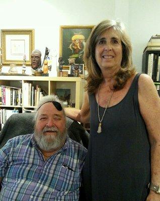 Perry & Kathi are ready to regale you with the stories behind the art.