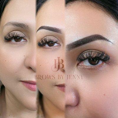 Elevate your look with the magic of Ombre Powder Brows. Ready for your brow transformation? BOOK NOW