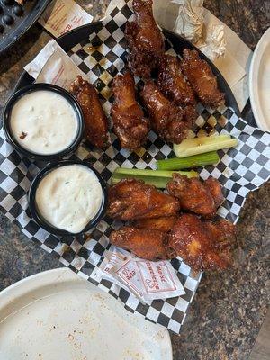 Wings are the greatest! Honey garlic are 2nd to none. Sweet red chili are so so good as well