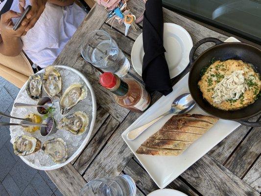 Oysters on the 1/2 Shell Blue Crab Dip