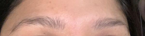 My eyebrows before