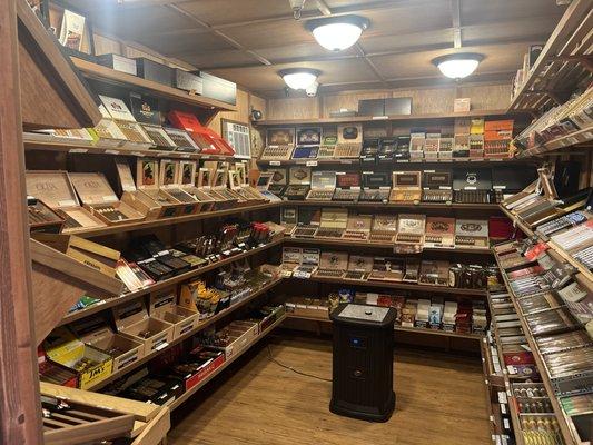 Cigars LOWEST PRICES and freshest humidor in the valley all kinds and we take recommendations.