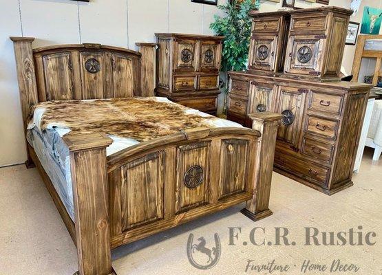 Mansion Wood Star Bedroom set