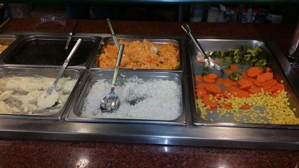 Hot food buffet