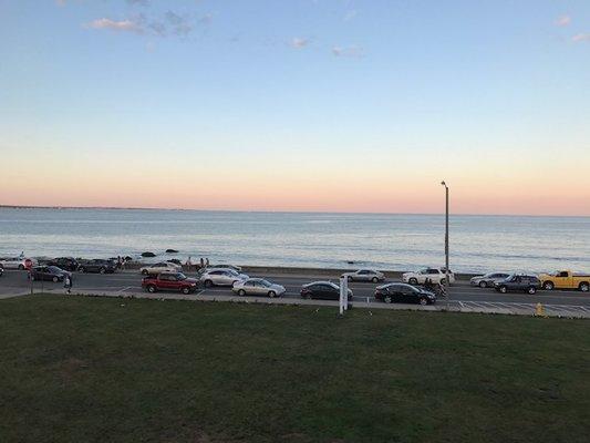 Dusk from the community balcony