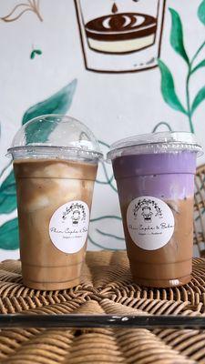 Ube Coffee + Coconut Coffee