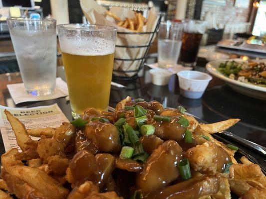 Poutine and Seven IPA