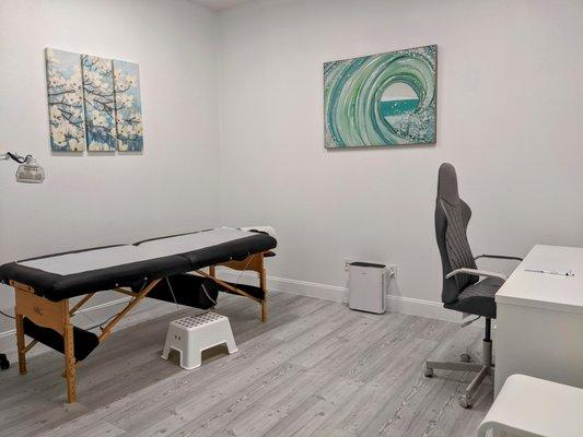 Private treatment rooms