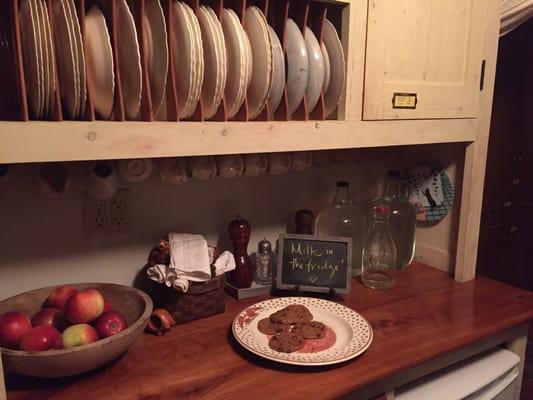 They always leave amazing homemade treats for guests to snack on