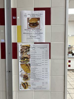 Menus