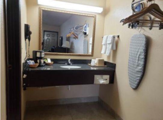 Coffee Pot, Sink & Toiletries