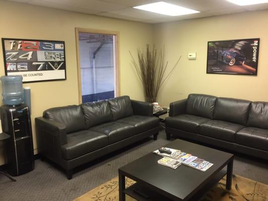 The lounge area above the shop.