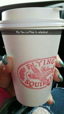 Flying squirrel with almond milk!