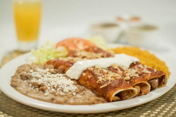 Enchiladas Plate