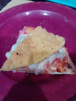 Pizza with faina. The real way we eat it in Buenos Aires