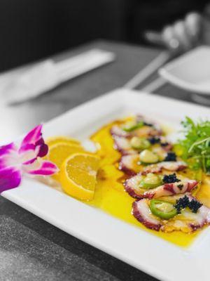 Tako Carpaccio | @whaevaeats