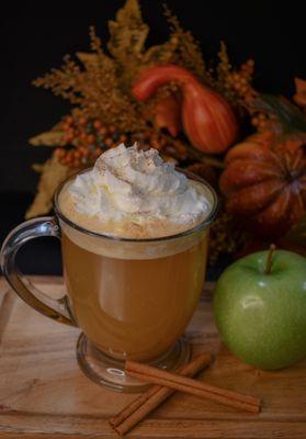 Delicious Hot Apple Crisp! Only available in the Fall