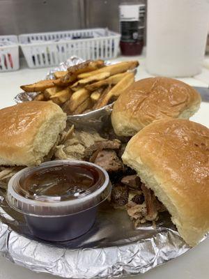 BBQ slider sampler