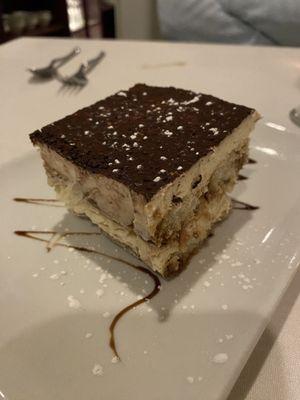 The tiramisu was excellent! Definitely order it!