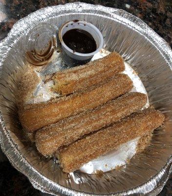 $2 churros, worth it