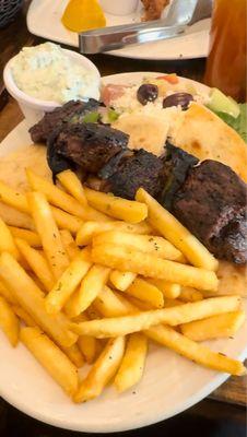 Steak Kabob Platter