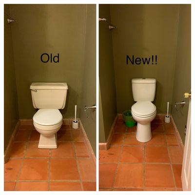 Toilet replacement