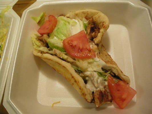 Chicken pita