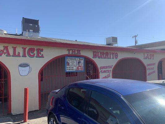 Front side of the restaurant