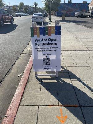 These are signs posted from Jennifer Street to kalmia street the fact that is on the construction,